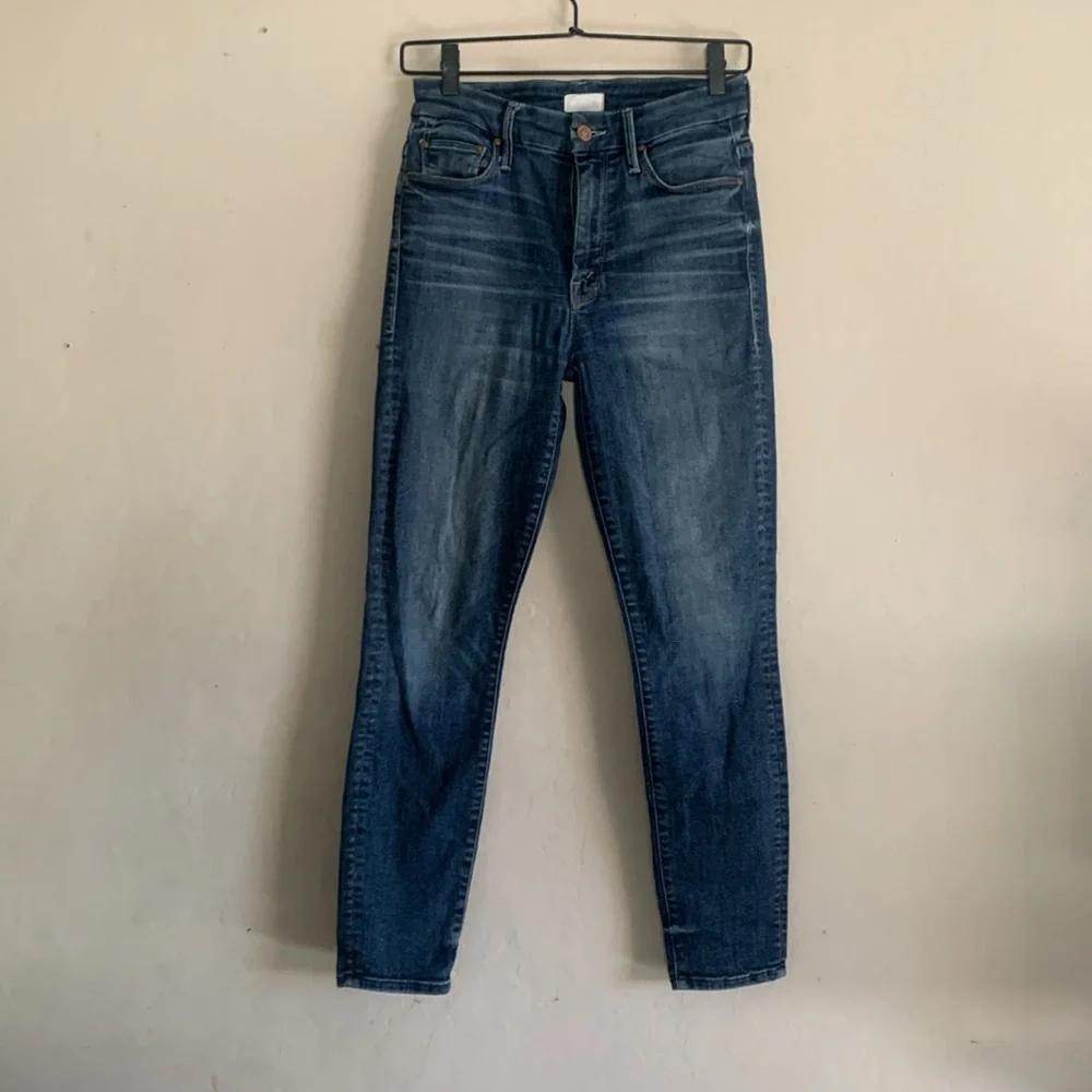 MOTHER High Waisted Looker Crop in Bake Sale Brawl size 26 - Picture 2 of 9